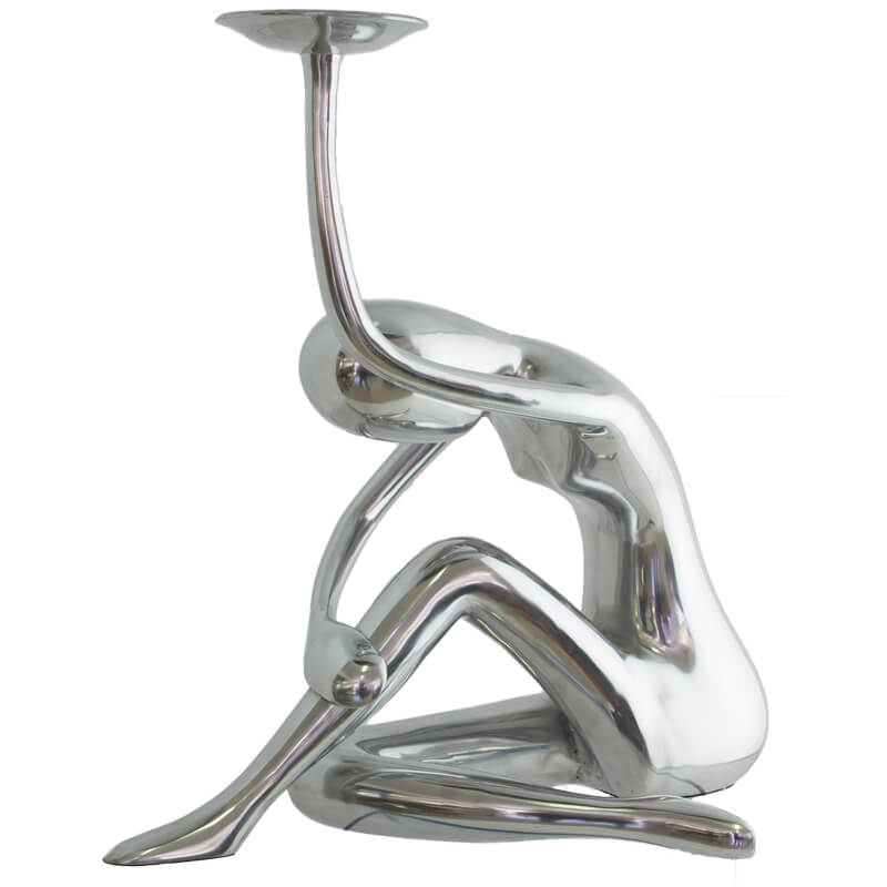 Lady Candle Holder 52Cm          