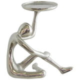 Lady C/Holder Raw Silver 18X17Cm  - Image 2