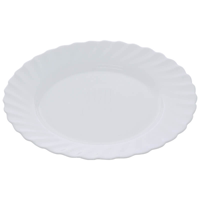 Shell White Dinner Plate 25Cm    