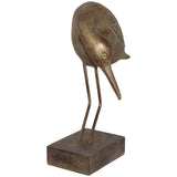 Heron On Plinth Beak Down         - Image 2