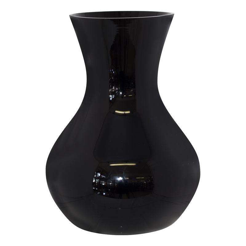 Reese Black Hydria Vase 30Cm     