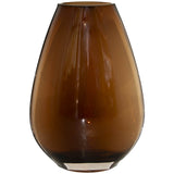 Dark Amber Vase 25Cm