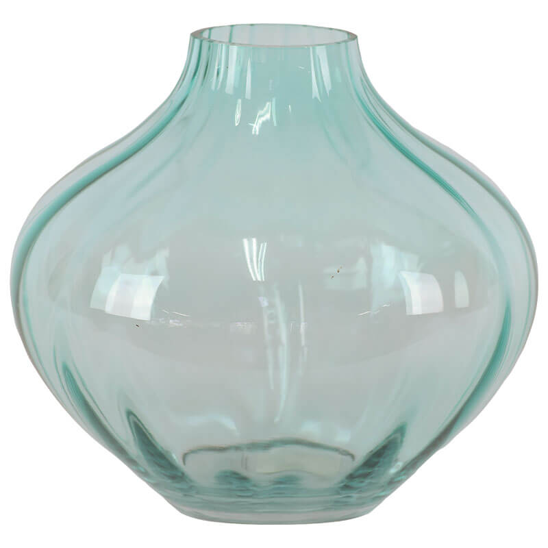 Aqua Marine Optic Vase 20X22Cm   
