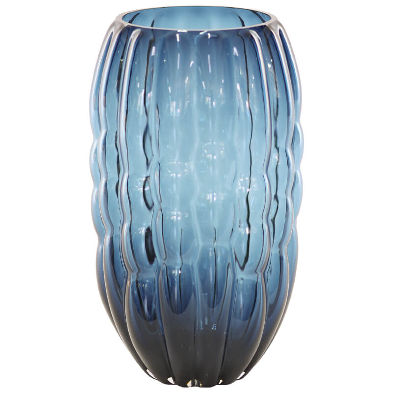 Blue Duro Vase 29Cm