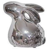 Silver Rabbit 13X13X9Cm          