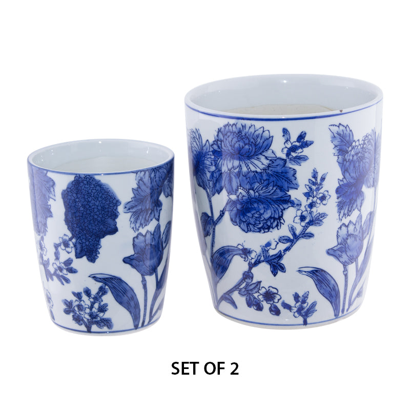 Barkot Planter Set/2 16Cm/20Cm   