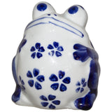 Blue/White Frog 8Cm              