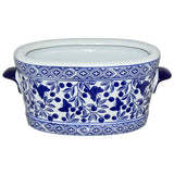 Blue Olive Oval Planter 36X20X16C