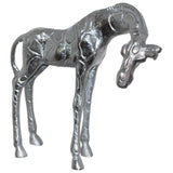 Silver Giraffe Looking Down 19Cm  - Image 3