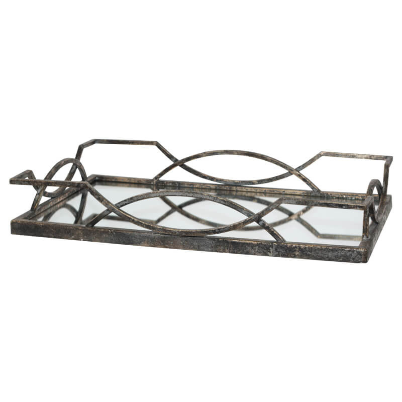 Metro Metal Tray 45X29Cm         