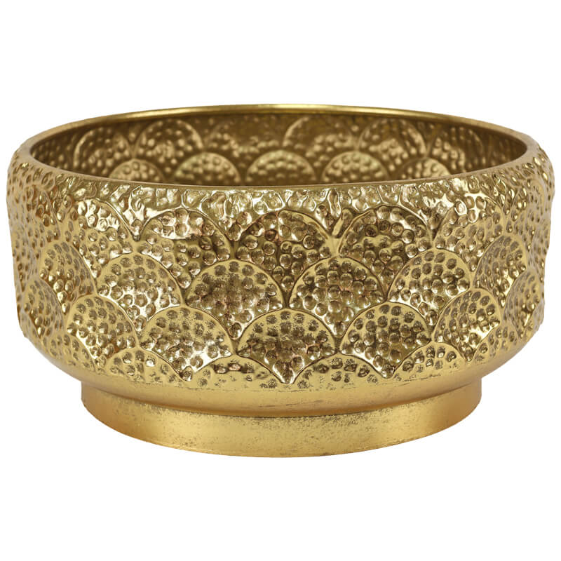 Dalga Metal Pot 17X35X35Cm       
