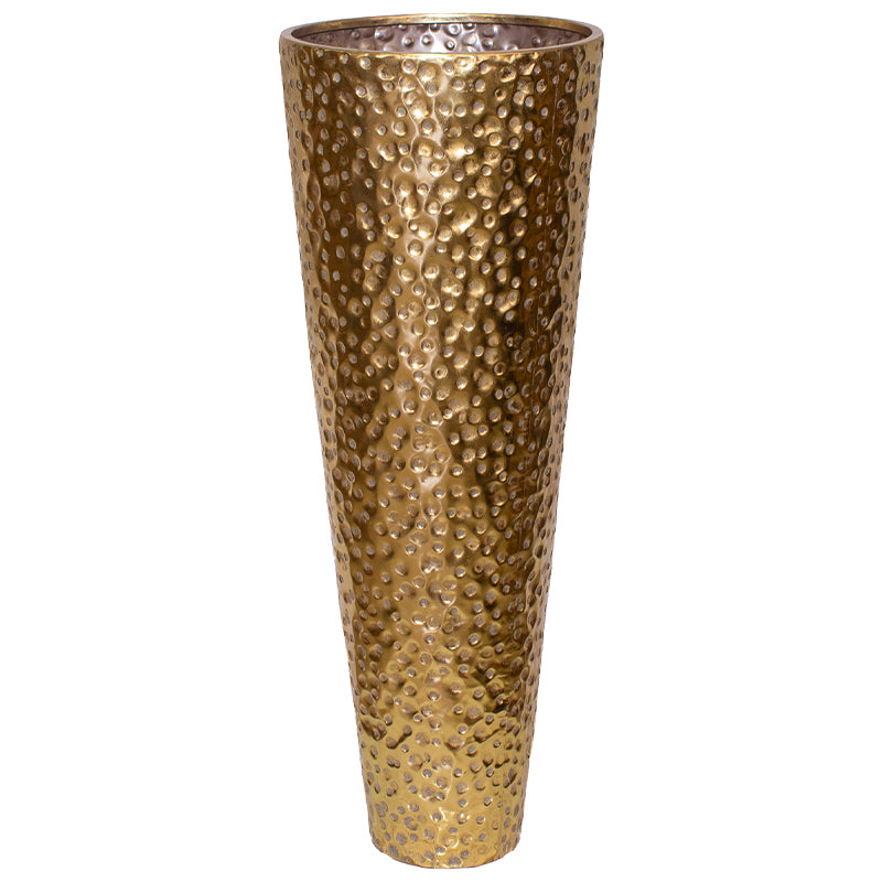 Hammered Thulo Vase 81X30Cm      