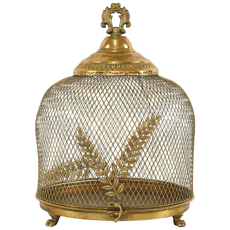 Fern Mesh Lantern 38Cm           
