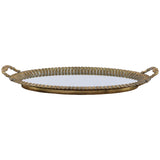 Listra Handled Tray 42Cm Dia      - Image 3