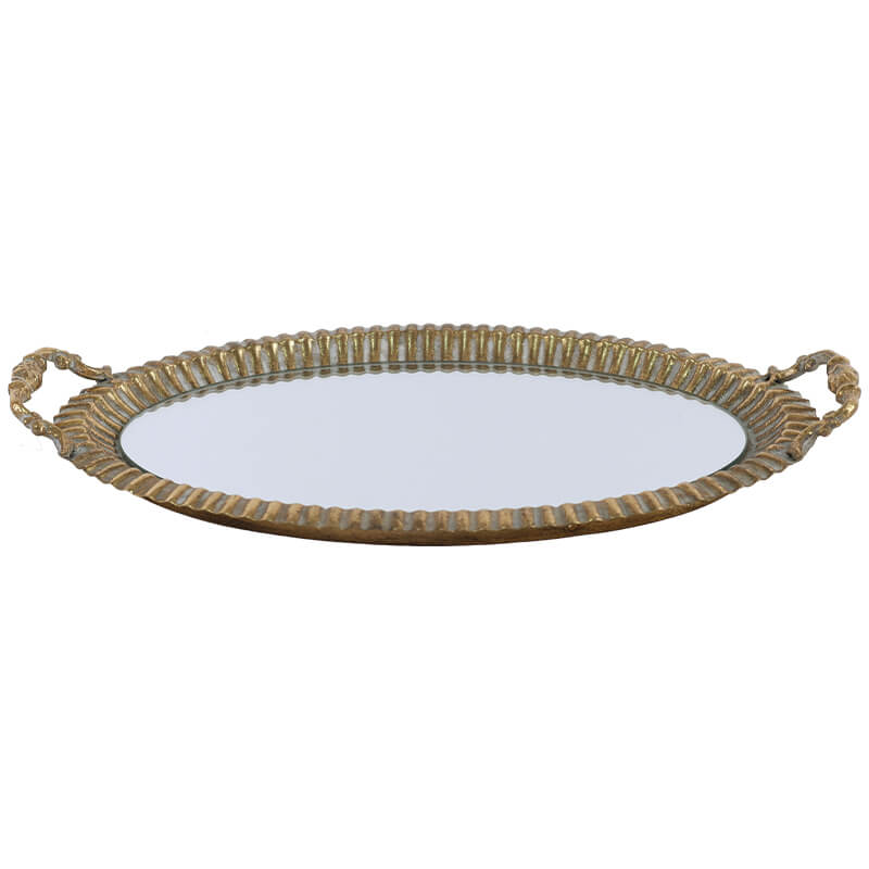 Listra Handled Tray 42Cm Dia     