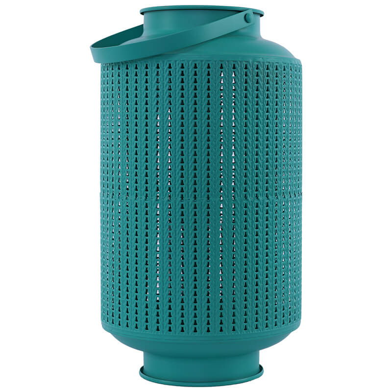 Buracos Lantern Turquoise 37Cm   