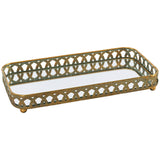 Subali Tray 36X19X6Cm Mirror Top  - Image 2