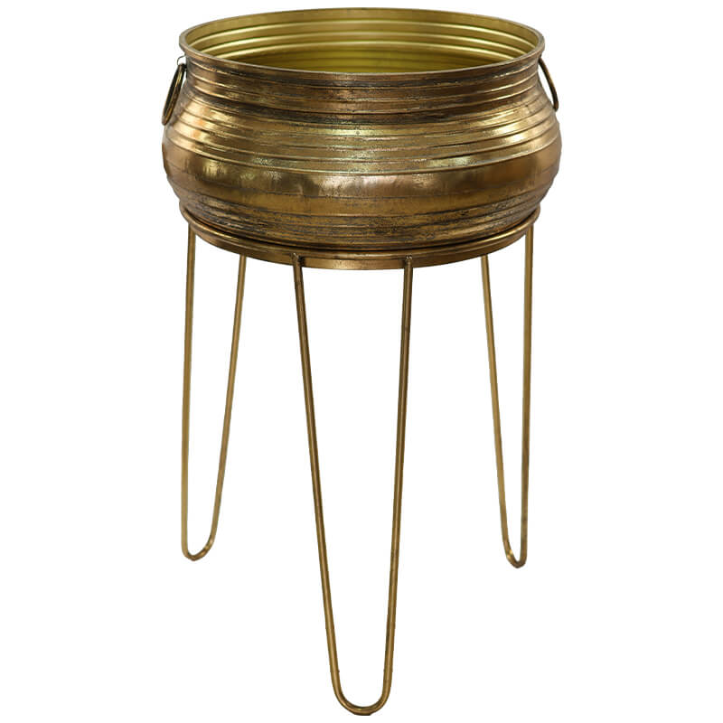 Handled Pot Stand Large 74X42Cm  