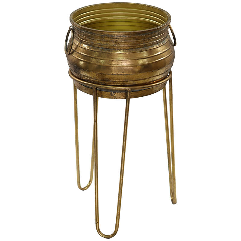 Handled Pot Stand Small 61X28Cm  