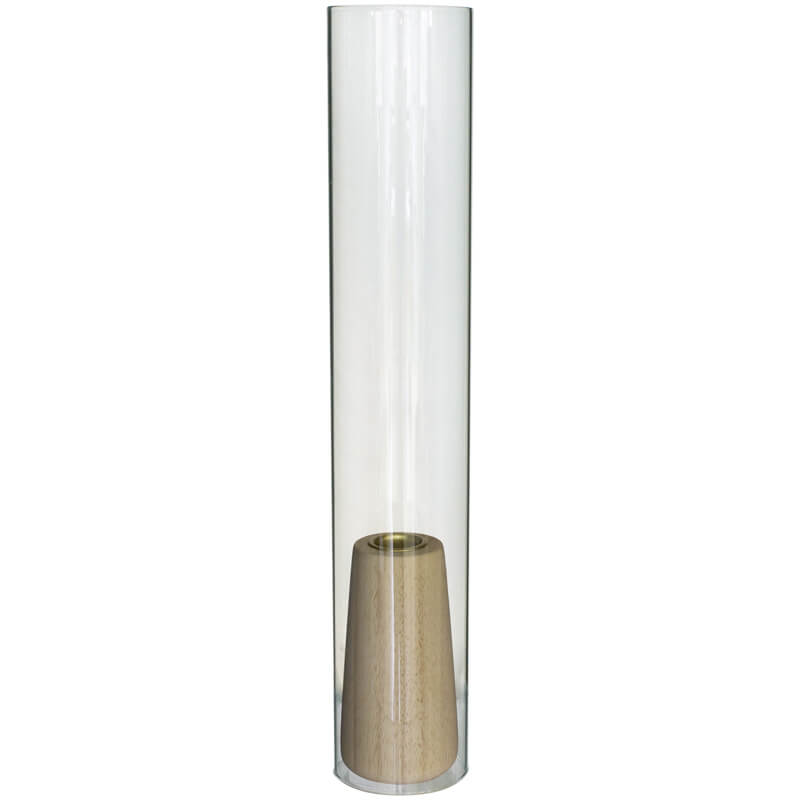 Tager Wood & Glass C/Holder 38X7C