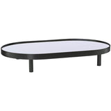 Black Mirror Tray 54X33Cm        
