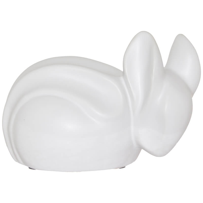 Sleeping White Bunny 20X12X14Cm  