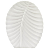 Cathy Leaf Vase Matt White 31Cm   - Image 2
