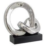 Silver Rings On Black Base 33Cm - Image 2