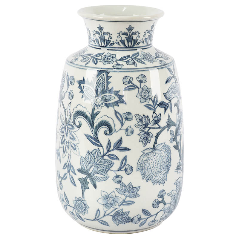 Grey Blue Vase 28X16Cm           