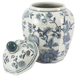 Grey Blue Ginger Jar 30X22Cm      - Image 2