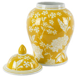 Yellow White Ginger Jar 36X22Cm   - Image 2