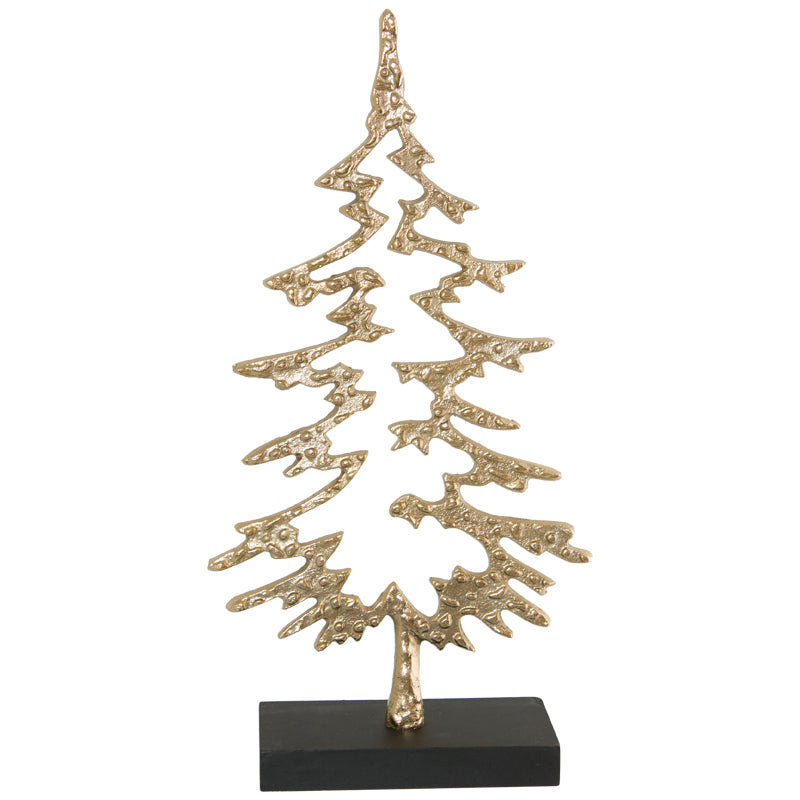 Forest Sculpture Gold/Black 40Cm 