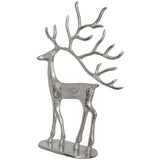 Deer Sculpture Lrg 26X39Cm Silver - Image 3