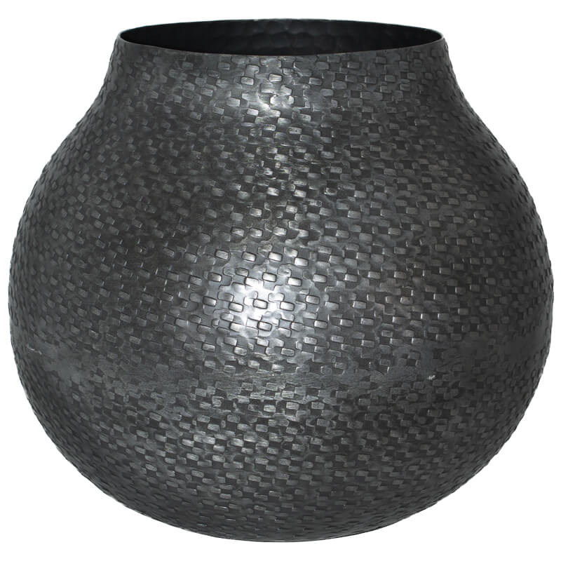 Mau Small Vase Graphite 27X27X23C