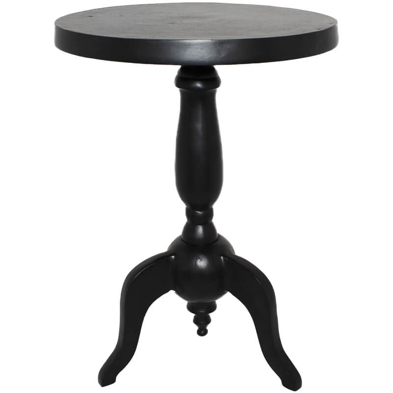 Alu Black Occasional Table 54H39D