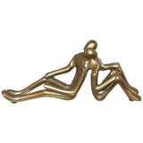 Alu Couple Sitting 22X8X10Cm     