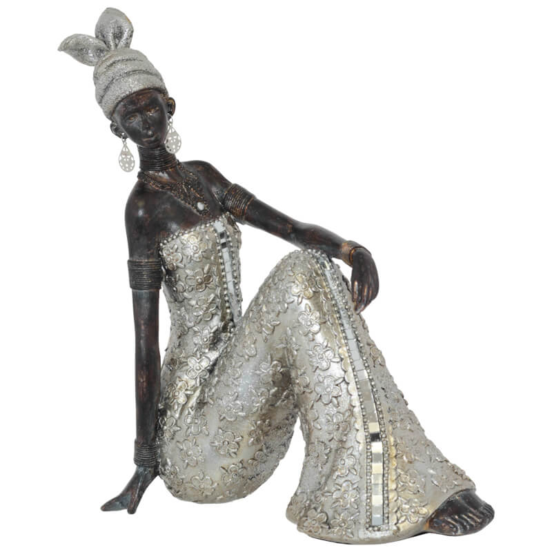 Asha Sitting Girl 20X25Cm        