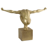 Sportman On Plinth 32X13X21Cm     - Image 3