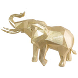 Geometric Elephant Gold 43X15X30C