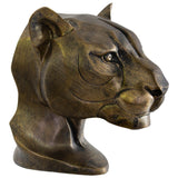 Ant. Gold Lioness Head 20X16Cm    - Image 2