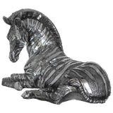 Silver Lying Zebra 15 X 23Cm     