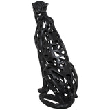Black Sitting Cheetah Sculpture58 - Image 2