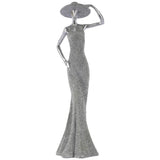 Glamour Lady Hand On Hat 36Cm    