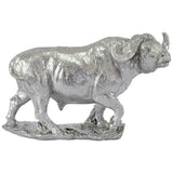 Buffalo On Plinth 19X7X11Cm       - Image 2