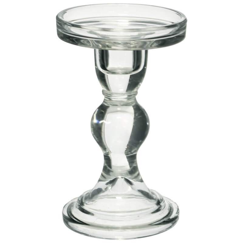 Pillar Glass C/Holder Med 14.5X9C