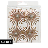 Gold Pearl Napkin Ring S/4 Gb     - Image 3