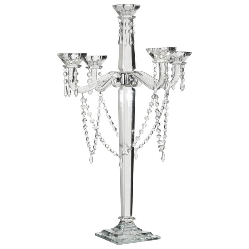 Beatrix Crystal 5Arm Candelabra70