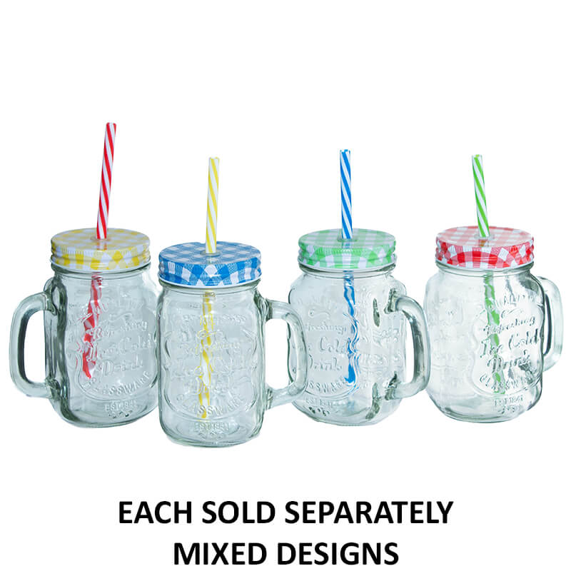 Handled Cold Drink Jar 450Ml     