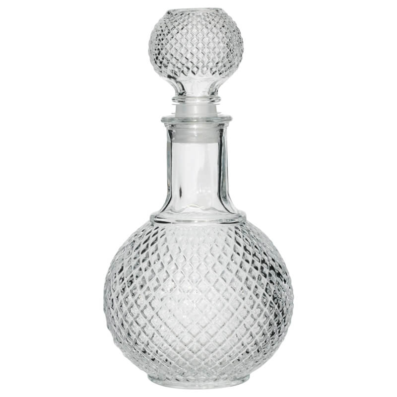 Belly Decanter&Stopper 25Cm 950Ml
