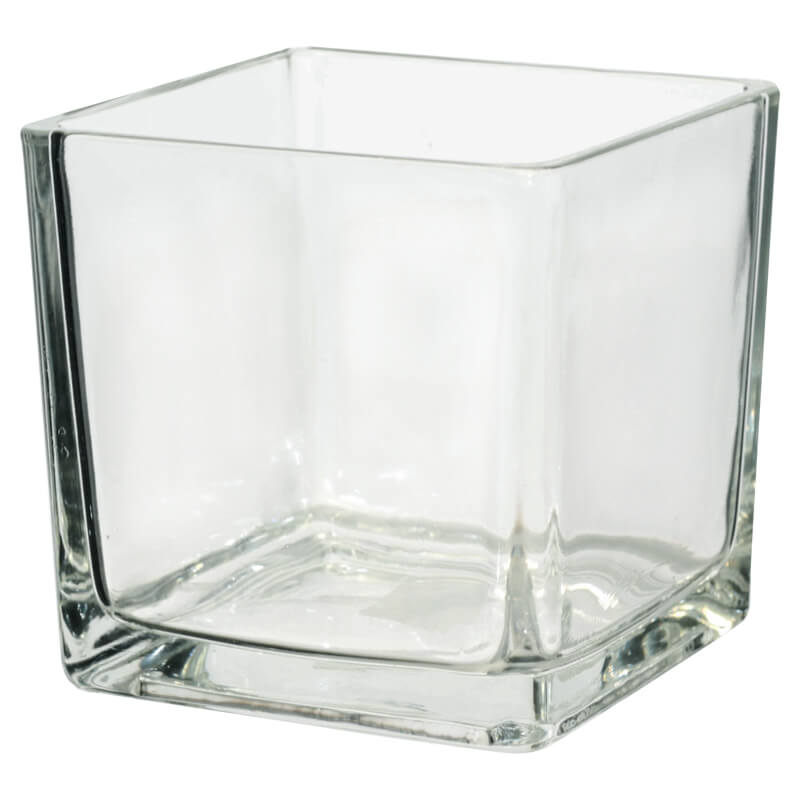 Glass Clear Cube 10X10X10Cm      